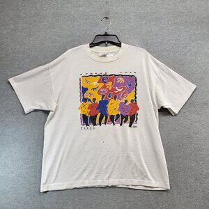 VINTAGE Take 6 Men Shirt 2XL‎ White Spread Love Cappella Gospel Tee READ